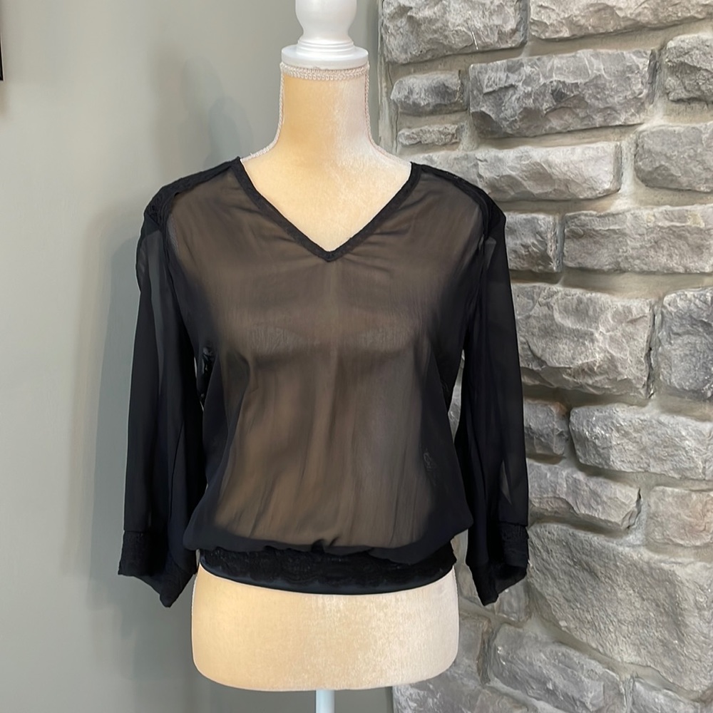 Les Jupons de Tess Paris sheer top